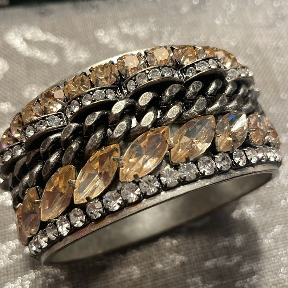 J Crew Rhinestone Cuff Bracelet - Picture 4 of 4